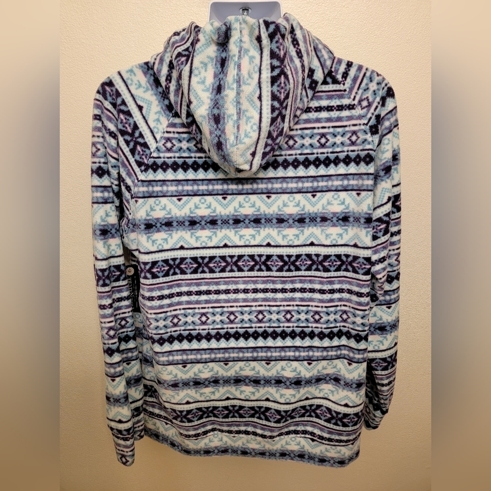 NWT Free Nature NYC Mens Micro Fleece Hoodie with Front Pockets - Picture 5 of 5